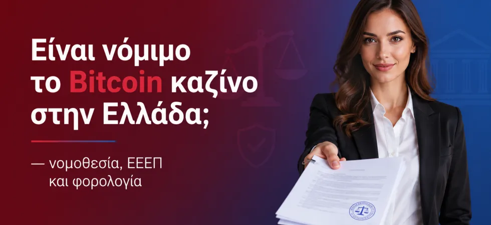Είναι νόμιμο το Bitcoin καζίνο στην Ελλάδα